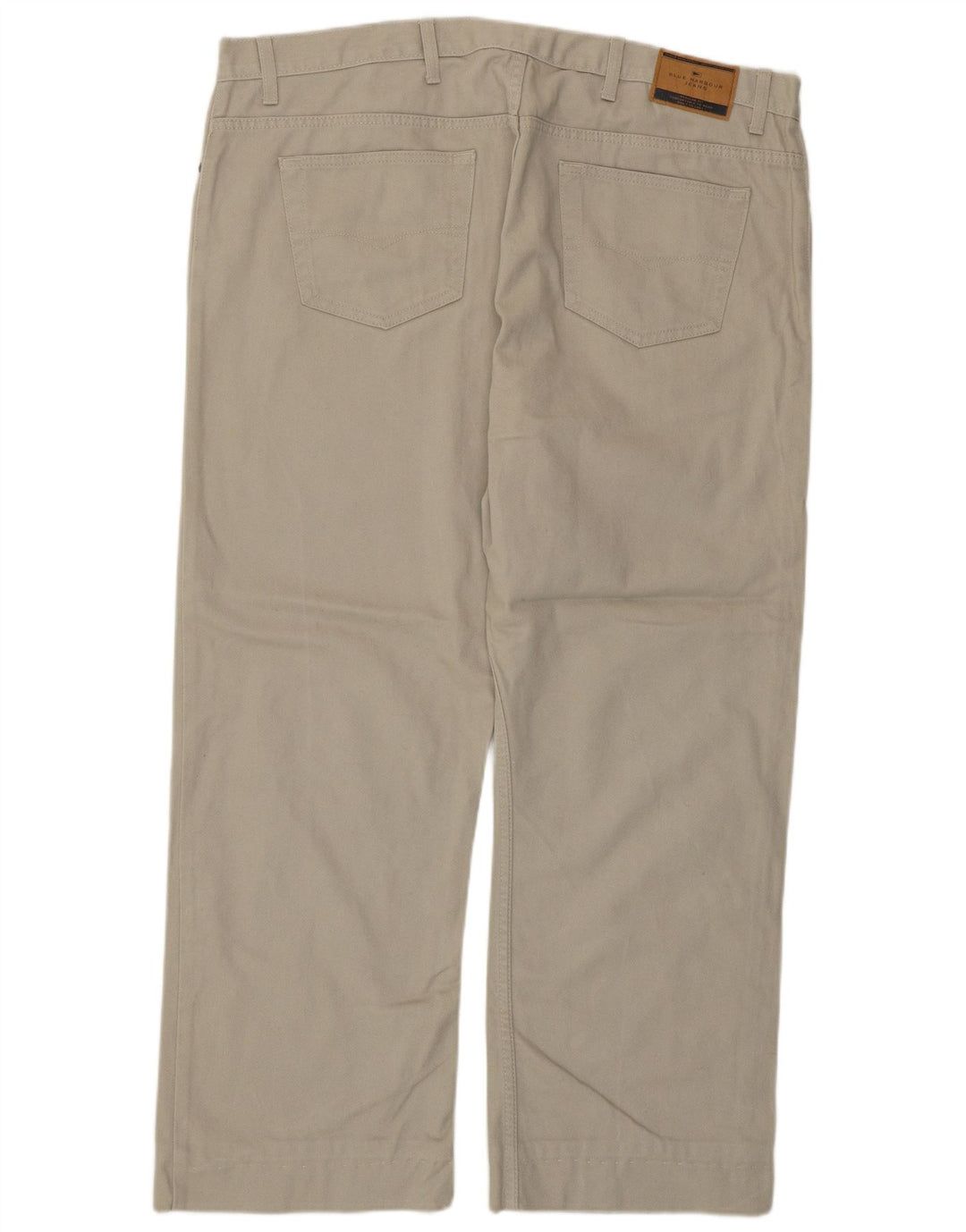 Męskie spodnie casual Marks & Spencer Blue Harbor W42 L27 Szara bawełna