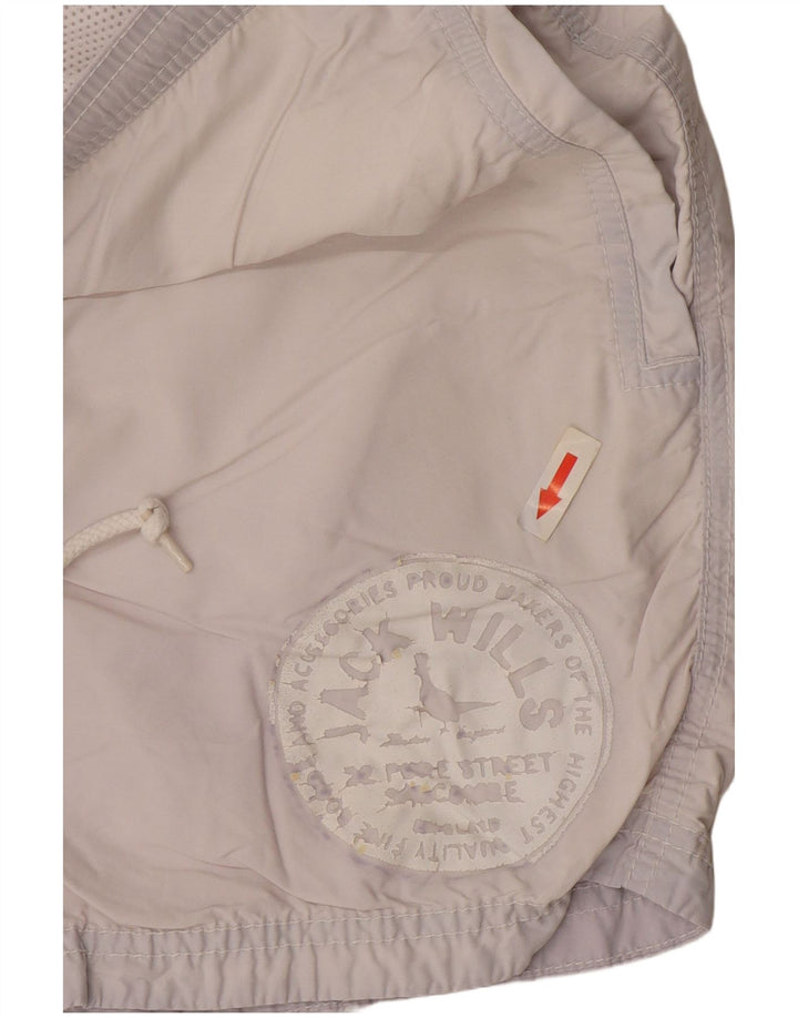 Męskie spodenki kąpielowe Jack Wills z grafiką, małe, niebieskie, bawełniane
