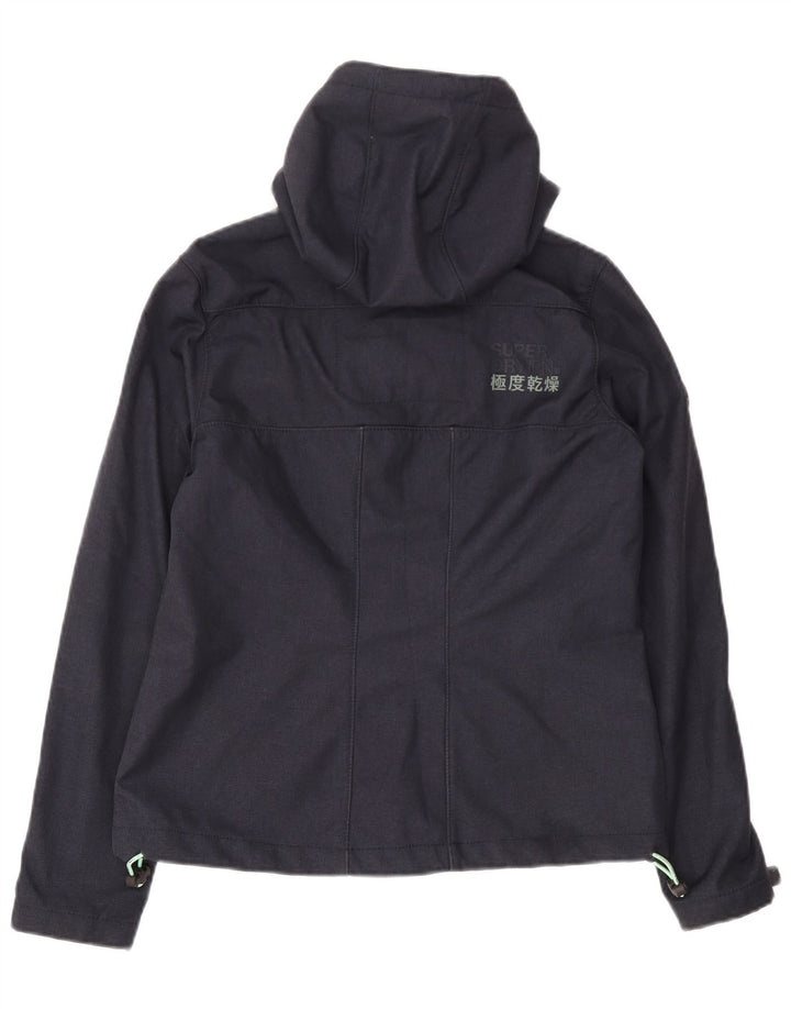 Męska kurtka wiatrówka Superdry Windtrekker z kapturem UK 38, średni granat