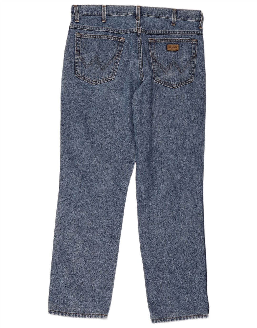 Męskie proste dżinsy Wrangler W36 L34, niebieskie, bawełniane