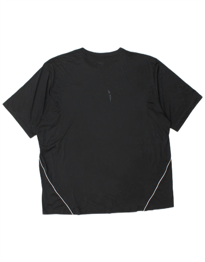 T-shirt męski Nike Top UK 42/44, duży czarny poliester