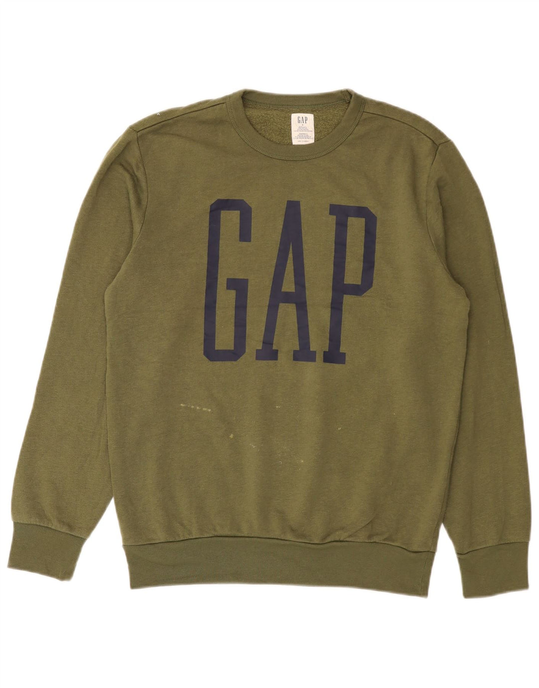 Męska bluza z grafiką Gap, mała, bawełniana w kolorze khaki