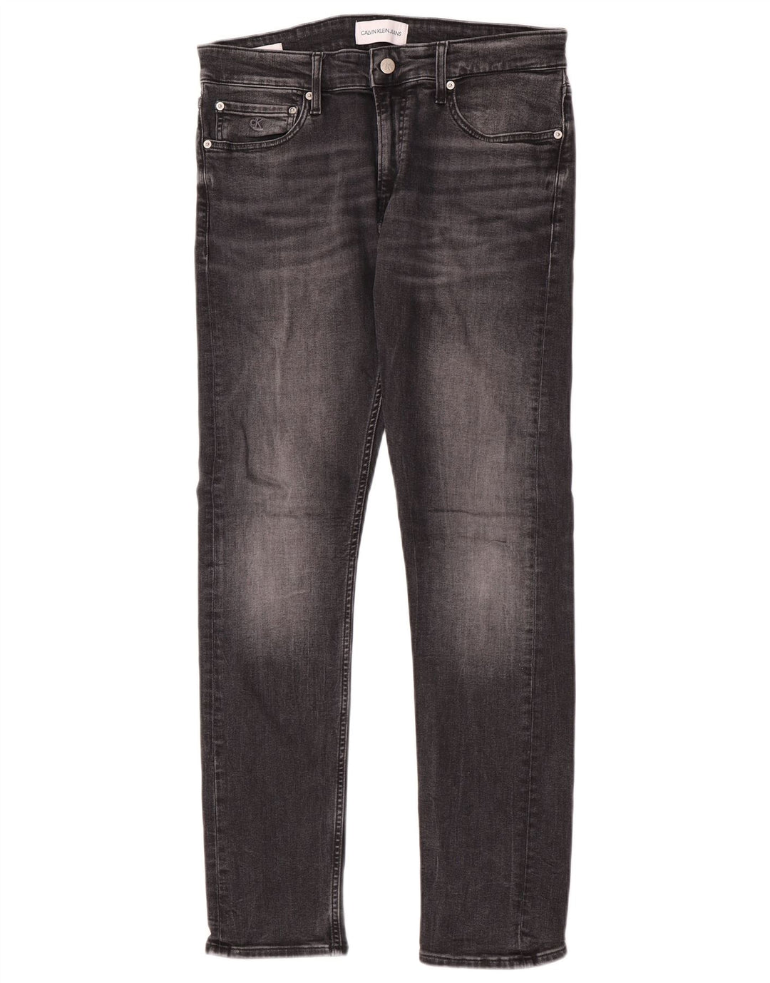 Męskie jeansy Calvin Klein W32 L32 Szara bawełna