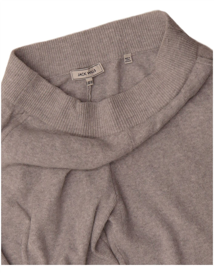 Damskie spodnie dresowe JACK WILLS Joggers UK 16, duże, szary poliester