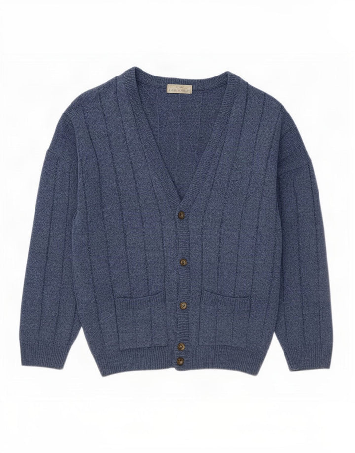 Marks & Spencer Męski sweter St. Michael Cardigan XL Granatowy Akryl