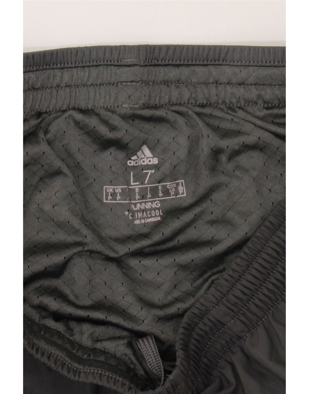 ADIDAS Boys Climacool Sport Shorts 13-14 Years Large Grey Nylon Vintage Adidas and Second-Hand Adidas from Messina Hembry 