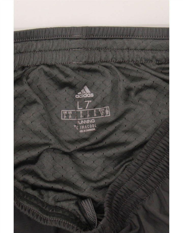 ADIDAS Boys Climacool Sport Shorts 13-14 Years Large Grey Nylon Vintage Adidas and Second-Hand Adidas from Messina Hembry 