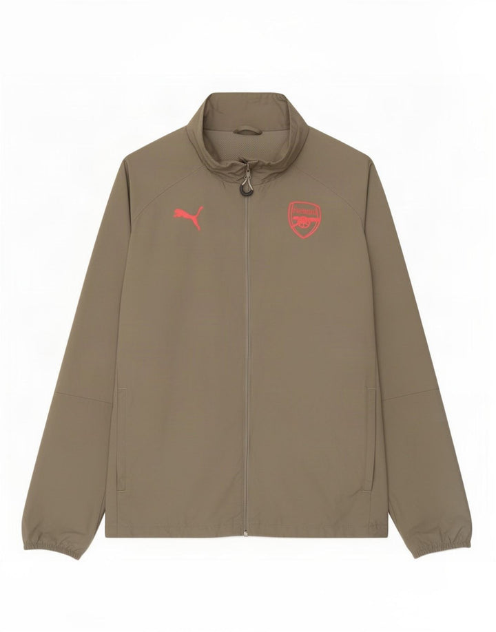 Męska kurtka dresowa Puma Arsenal, duża, zielona nylonowa