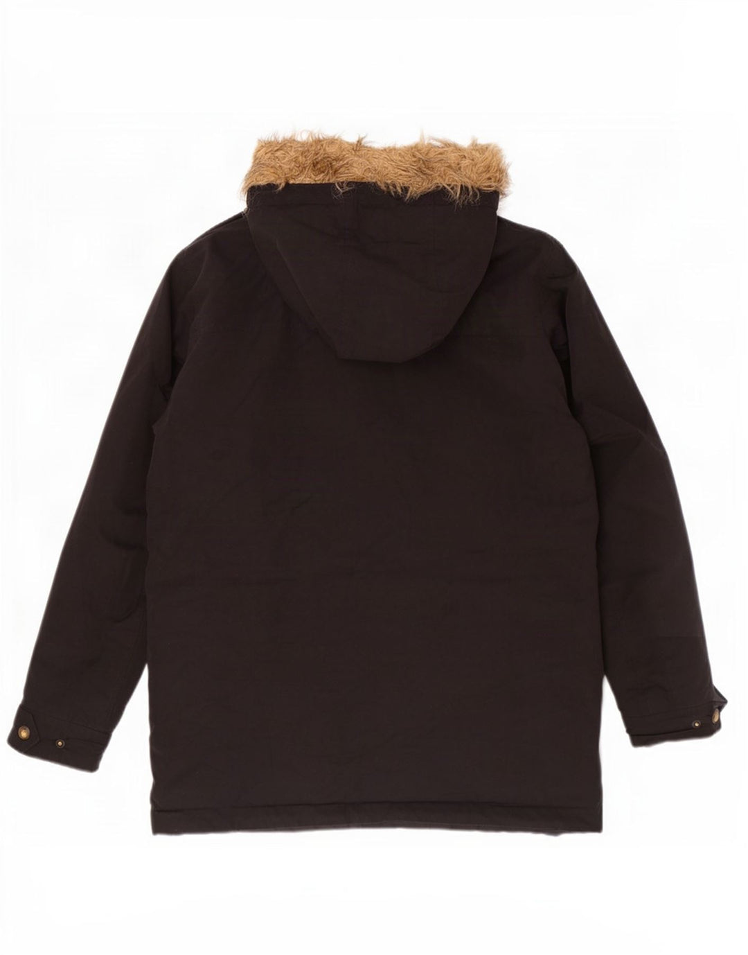 Męska kurtka parka z kapturem Jack & Jones UK 38, średni czarny poliester