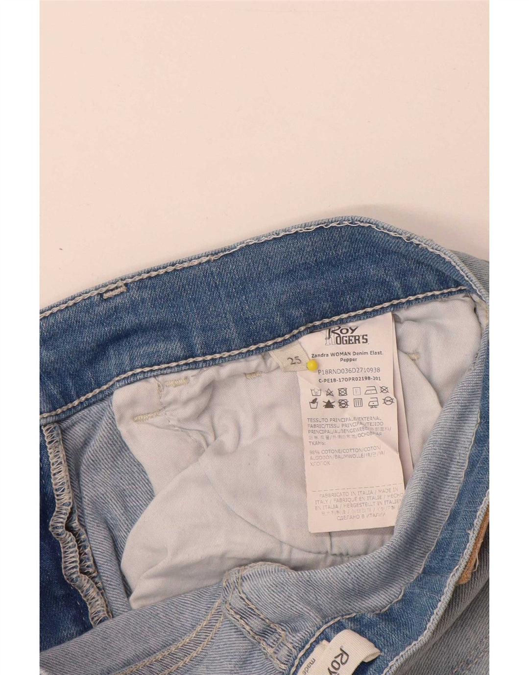 Damskie dżinsy Roy Rogers Bootcut W25 L28 Niebieskie bawełniane