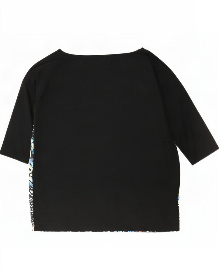 Adidas Damski Abstrakcyjny Wzór Graficzny Top 3/4 Rękaw UK 10 Mały Kolorowy