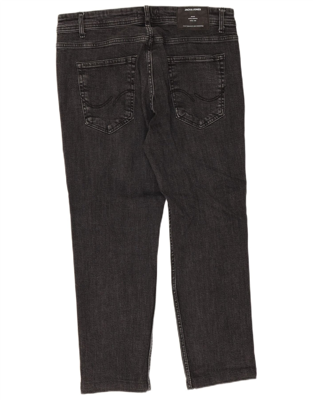 Męskie jeansy przycięte Jack & Jones W34 L25 szare