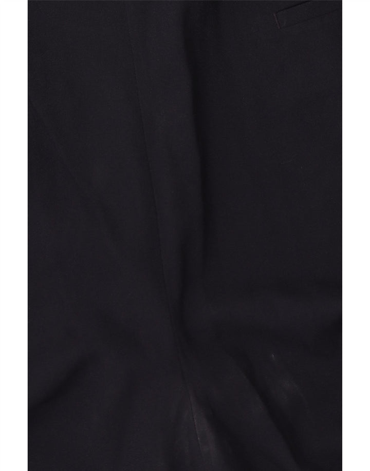 Męskie spodnie typu chino Regular Marks & Spencer W42 L30 Granatowy poliester