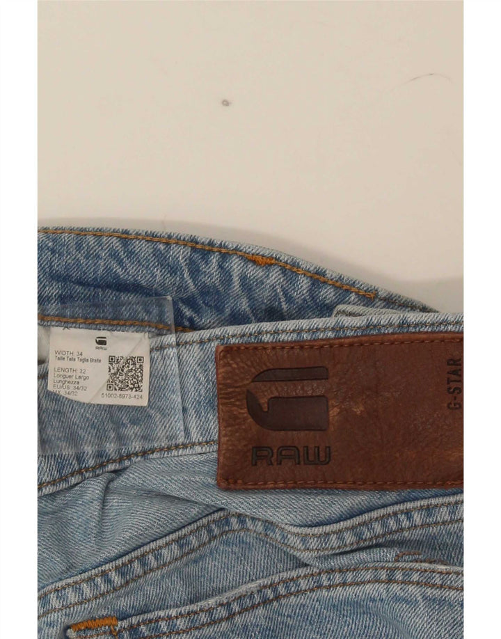 Męskie jeansy G-Star 3301 W34 L32 Niebieskie