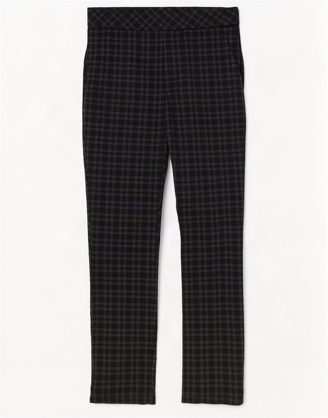 Spodnie damskie Marks & Spencer UK 12 Medium W30 L29 Brązowa kratka