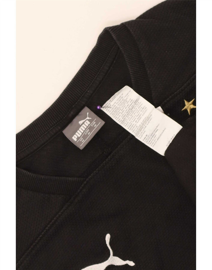 Męska bluza Puma BVB Dortmund, średnia czarna, bawełniana