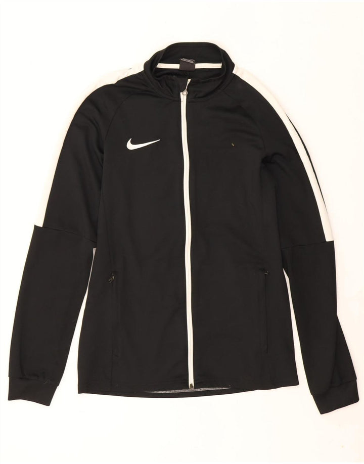 Męska kurtka dresowa Nike Dri Fit, poliester w kolorze średniej czarnej kolorystyki