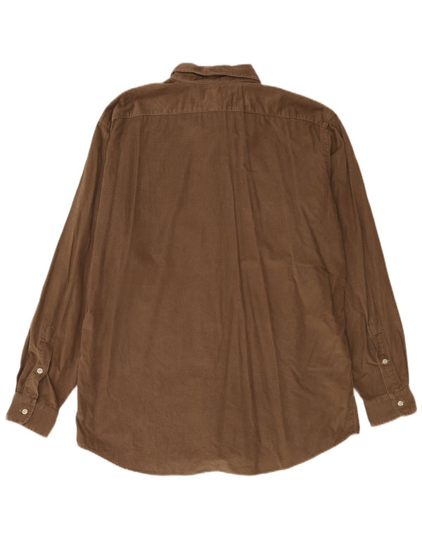 Koszula sztruksowa Polo Ralph Lauren Ellington, duża, brązowa, bawełniana