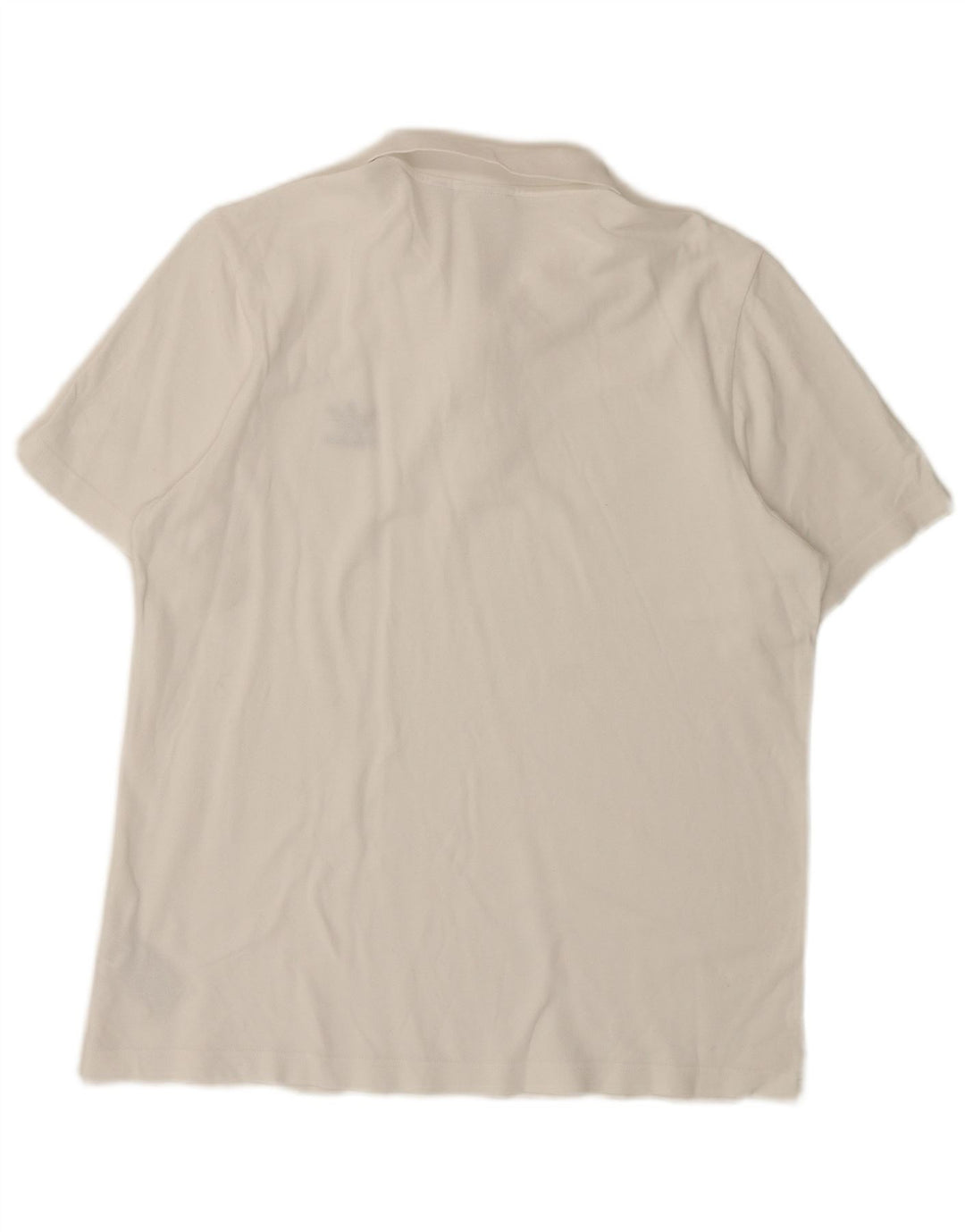 Męska koszulka polo ADIDAS, średnia biała bawełna