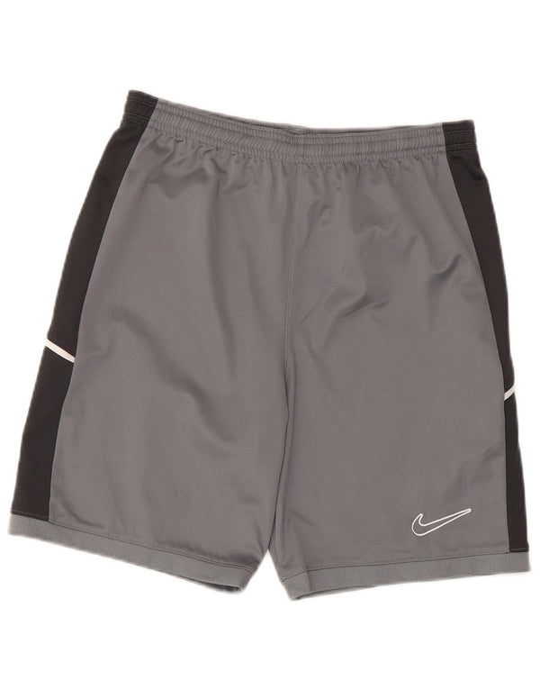 Chłopięce spodenki sportowe Nike Dri Fit 13-14 lat XL, szary, blok kolorów