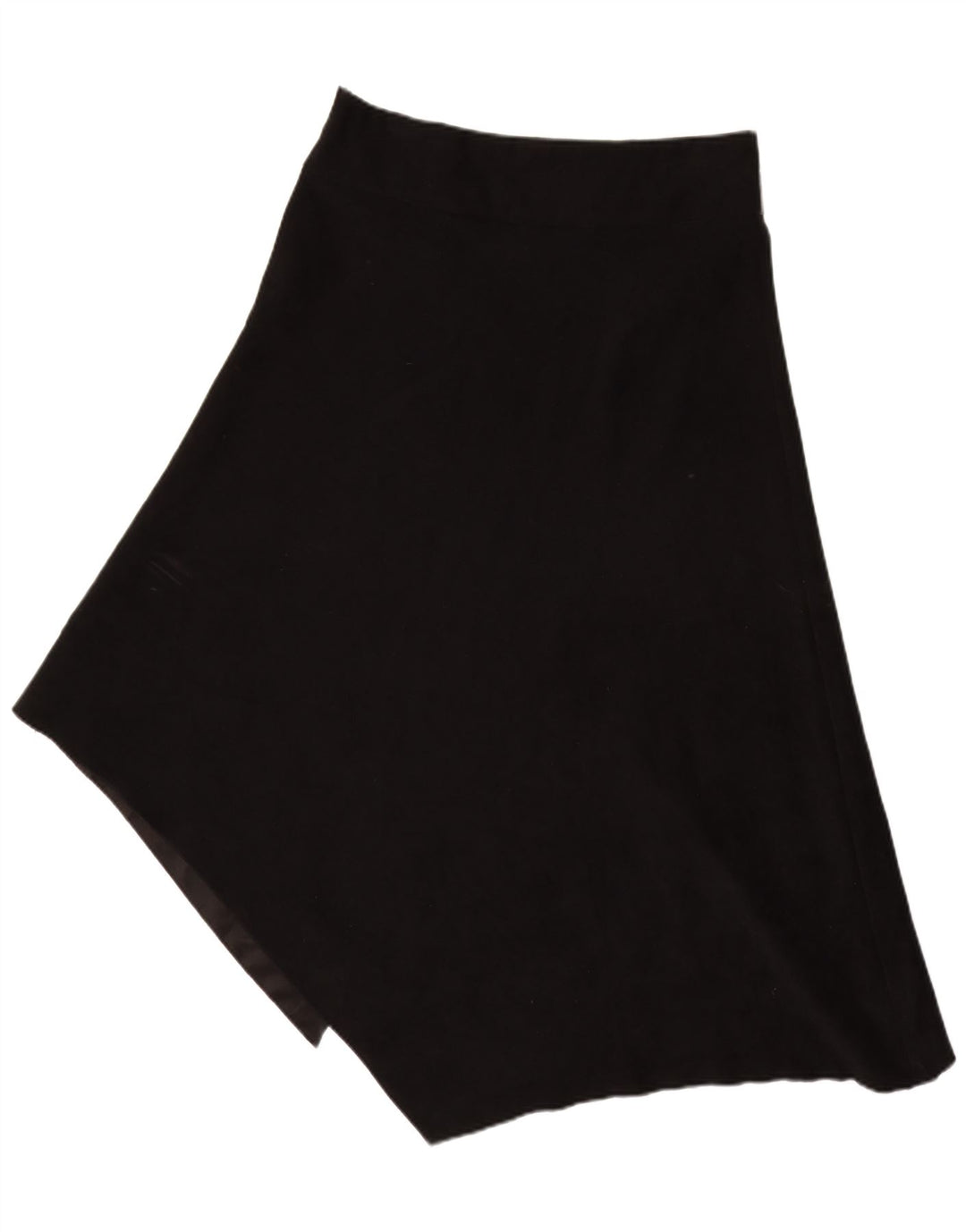 Asymetryczna spódnica damska w stylu vintage z wysokim stanem IT 48 XL W30 Czarny poliester