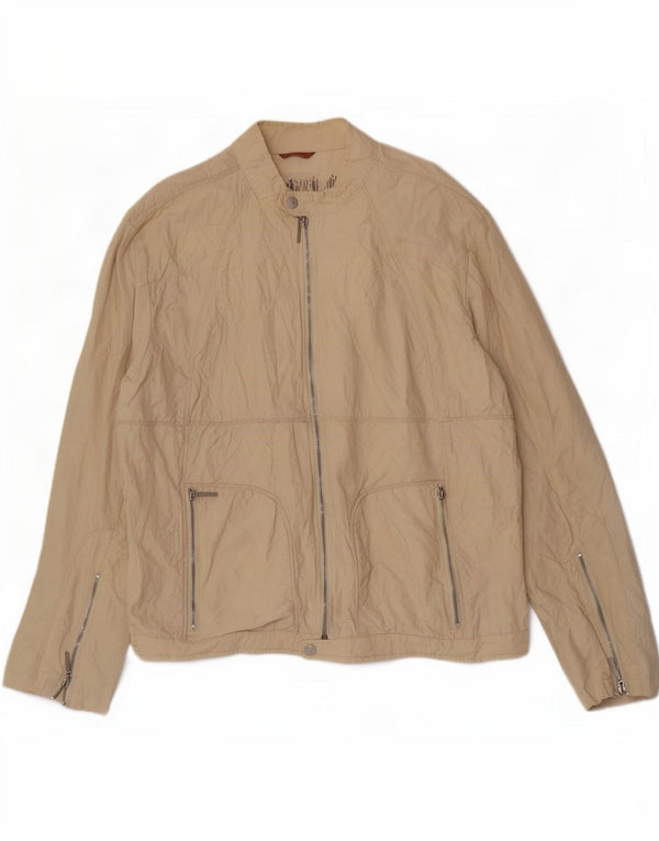 Męska kurtka bomber Lee Cooper UK 44 2XL, beżowy nylon