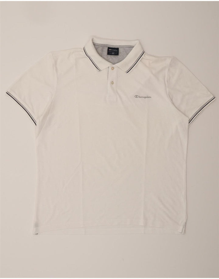 Męska koszulka polo CHAMPION 2XL Biała