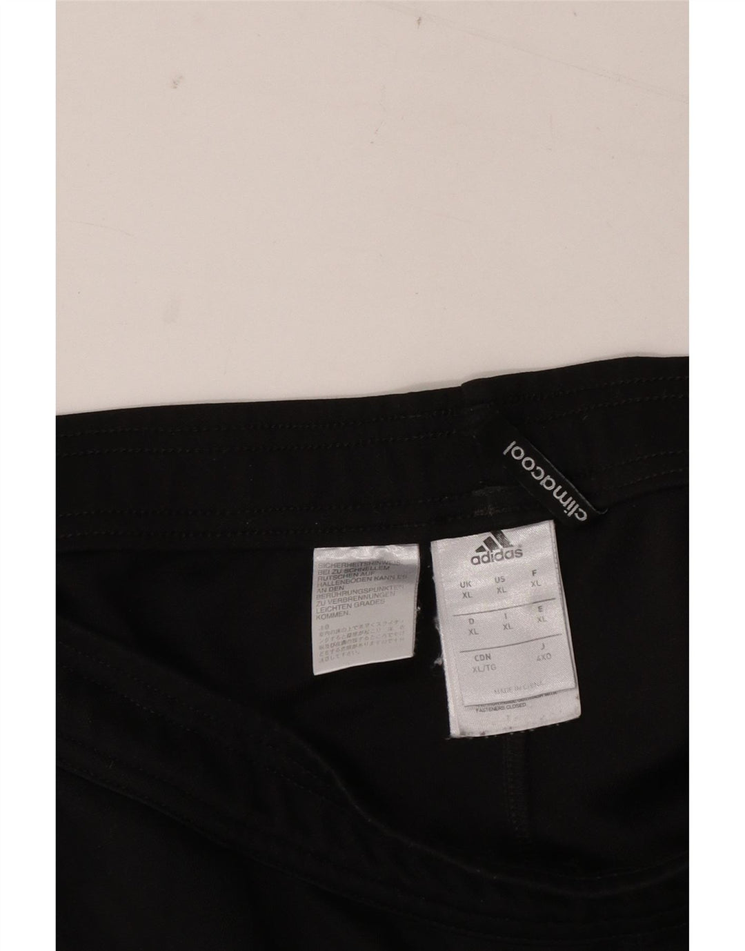 Męskie spodnie dresowe Adidas Climacool XL, czarne, poliestrowe