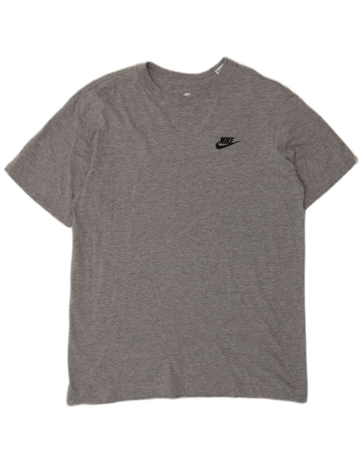 Męska koszulka T-shirt NIKE XS, szara, bawełniana w plamki