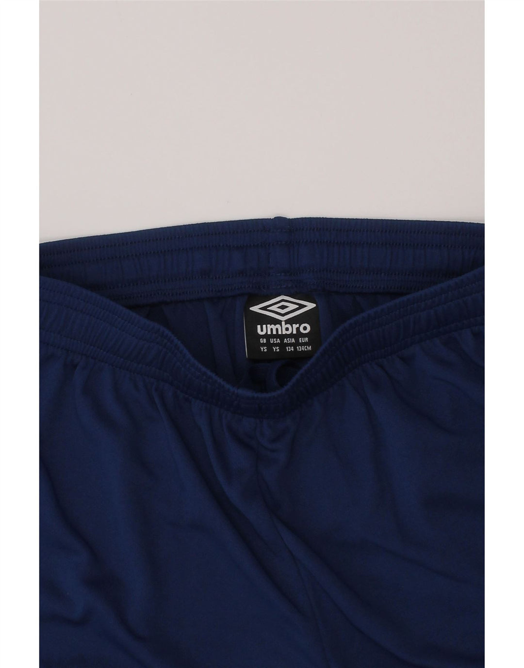 Spodenki sportowe dla chłopców Umbro 7-8 lat, małe, granatowe, poliestrowe