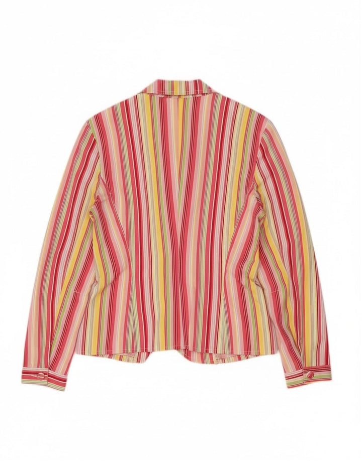 Damska marynarka Tommy Hilfiger Crop Blazer UK 12 w średnie wielokolorowe paski