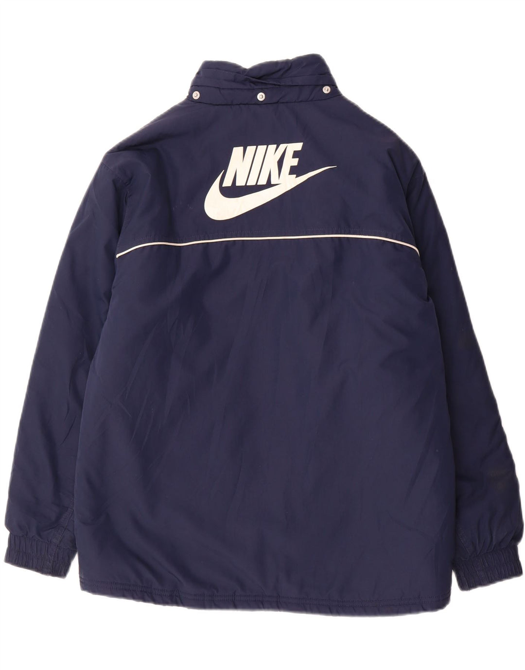 Chłopięca kurtka Nike z grafiką, wyściełana, 12-13 lat, duża, granatowa, poliestrowa