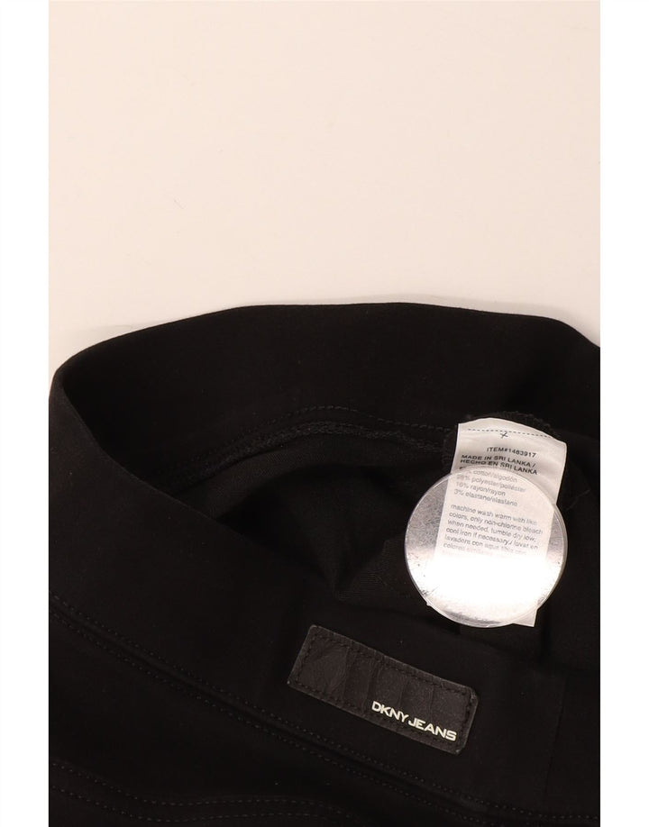 Damskie bermudy Dkny W30, średnia czarna bawełna