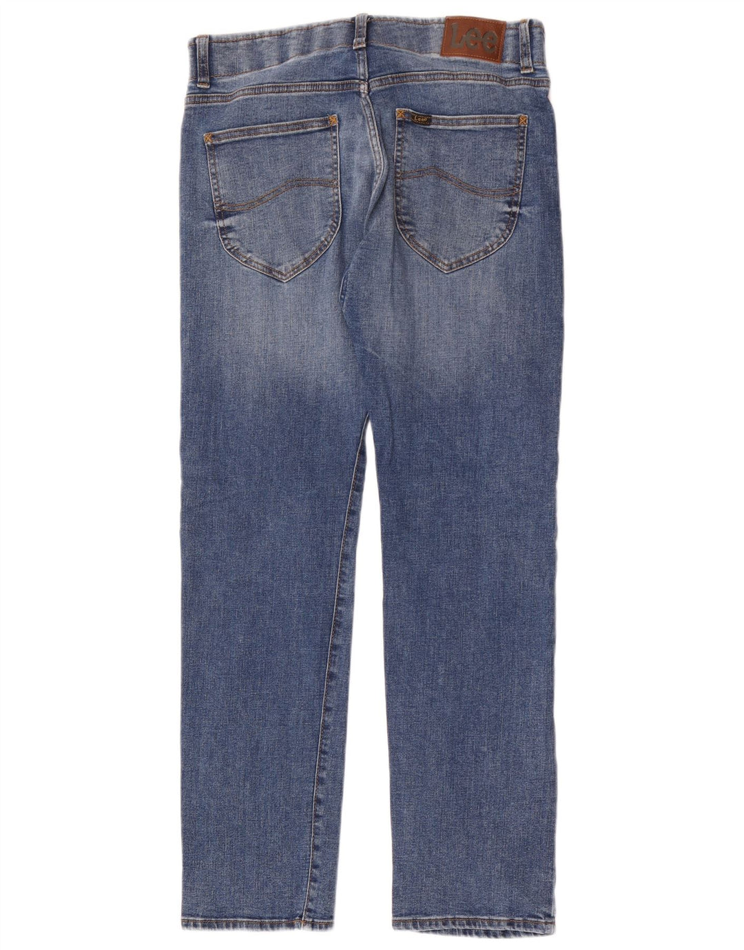 Męskie jeansy Lee Slim Straight W32 L32 Niebieskie bawełniane