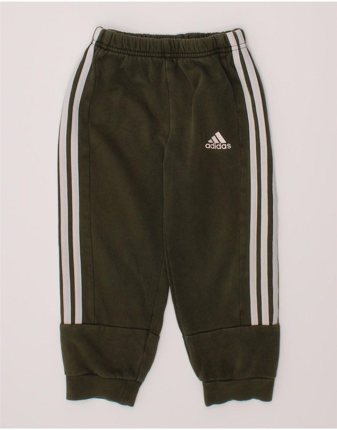 ADIDAS Chłopięce spodnie dresowe Joggery 2-3 lata, bawełna khaki