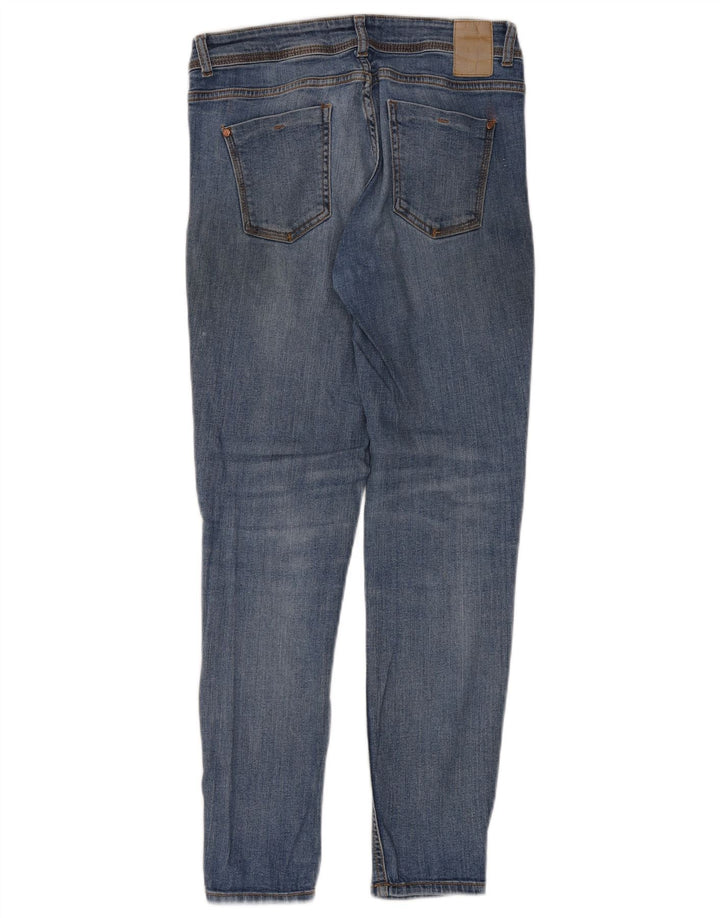 Damskie jeansy slim fit ZARA EU 38 Small W28 L30 Niebieskie