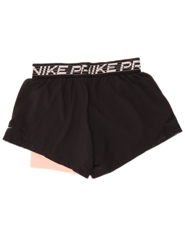 Damskie spodenki sportowe Nike Dri Fit Graphic UK 14 w kolorze średniej czerni