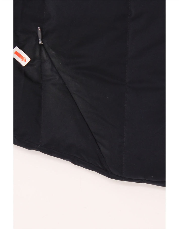 Płaszcz dziewczęcy Armani Junior z kapturem, 13-14 lat, granatowy, poliester