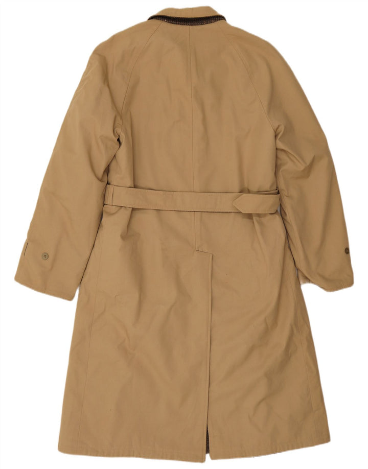 Dwustronny płaszcz męski Diolen UK 36, mała dziewicza wełna khaki