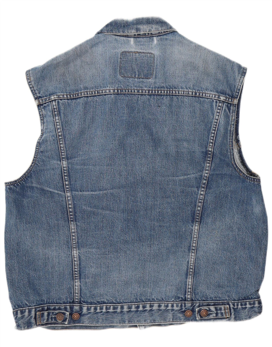 Męska kamizelka jeansowa Levi's UK 42 XL niebieska