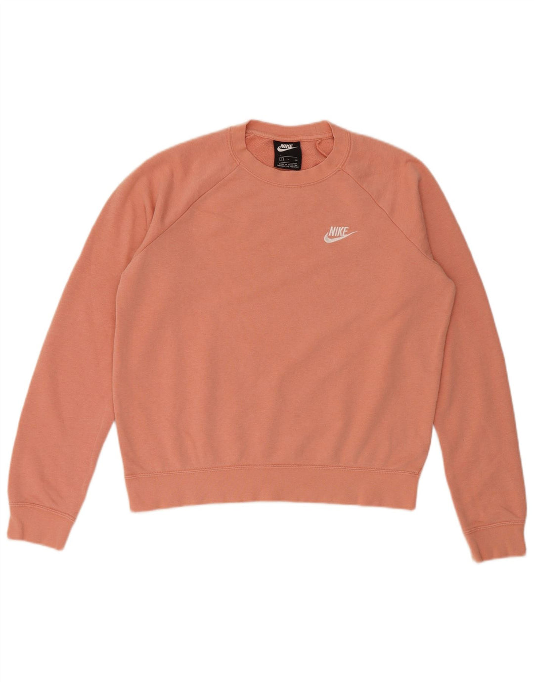 Damski sweter oversize Nike UK 10, mały, różowy, bawełniany