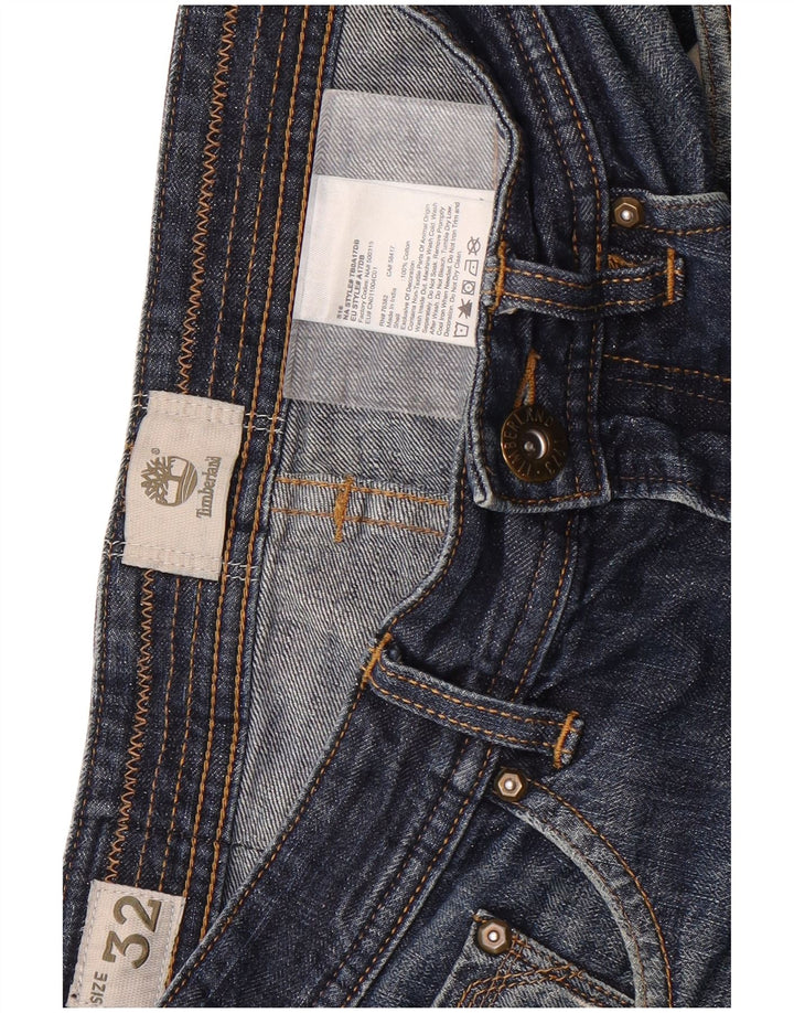 Męskie jeansy Timberland Slim W32 L33 Niebieskie bawełniane