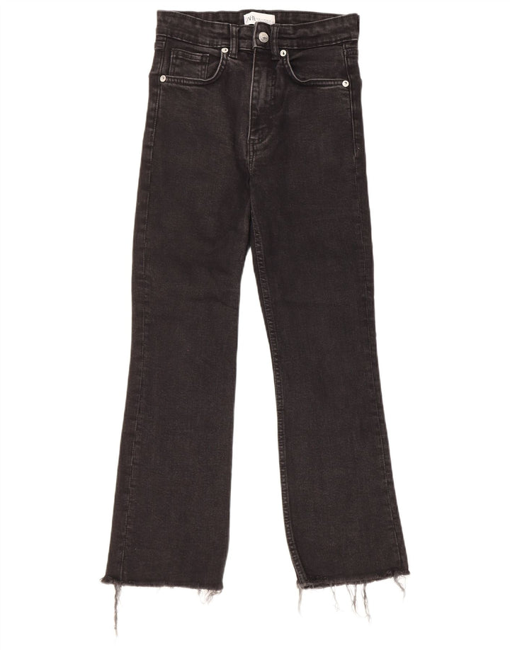 Damskie jeansy Bootcut Zara EU 36 XS W26 L25 Czarne