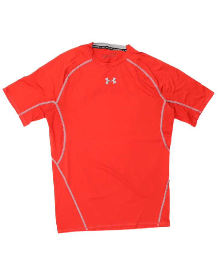 Męski t-shirt z grafiką UNDER ARMOUR Heat Gear, XL, czerwony