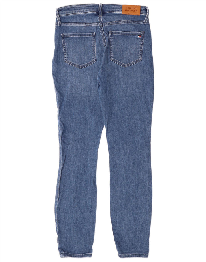 Damskie jeansy skinny Harlem TOMMY HILFIGER W29 L28 Niebieska bawełna