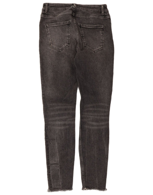 Damskie jeansy skinny Zara EU 38 Small W28 L28 Szara bawełna