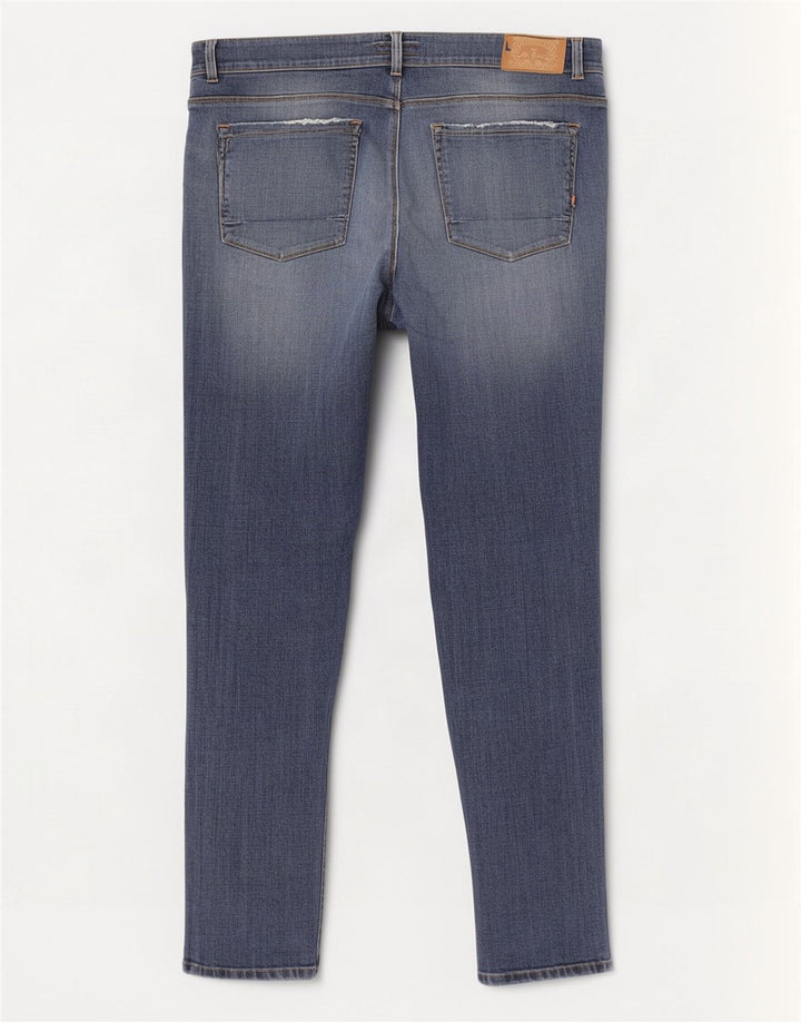 Męskie jeansy slim fit Trussardi W36 L34 niebieskie