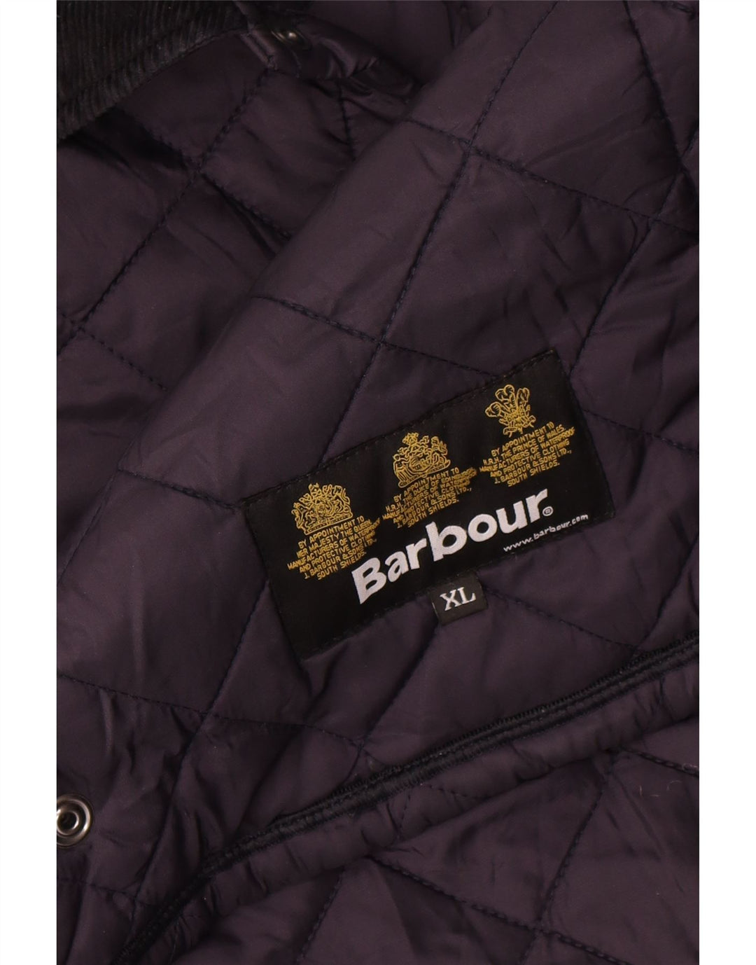 Pikowana kurtka chłopięca Barbour 12-13 lat XL, granatowa