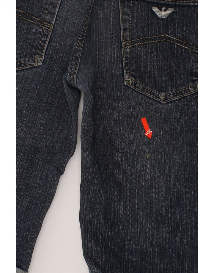 ARMANI Boys Denim Shorts 11-12 Years W26  Blue Cotton Vintage Armani and Second-Hand Armani from Messina Hembry 