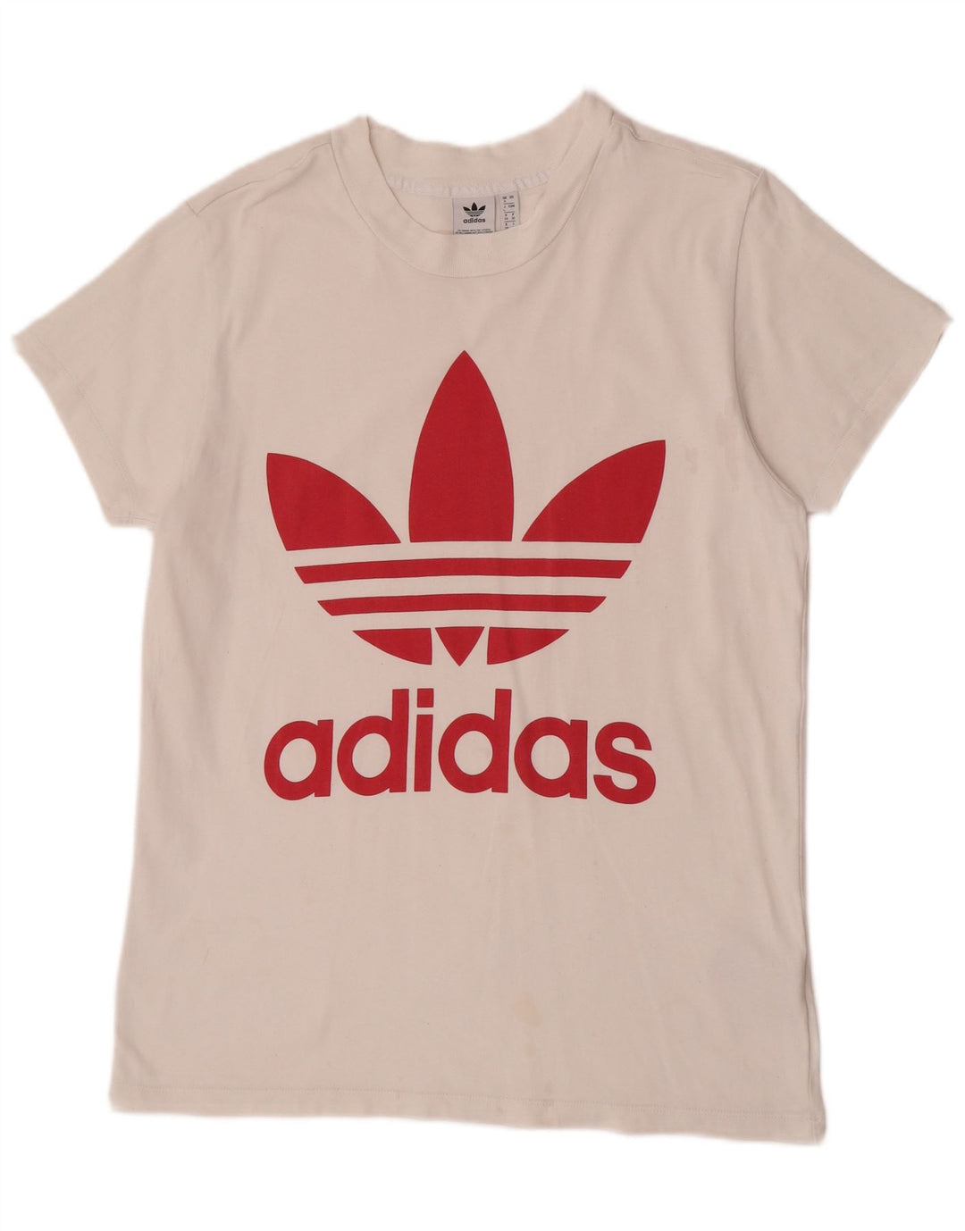 Damska koszulka Adidas Oversized Graphic Top UK 8 Small White